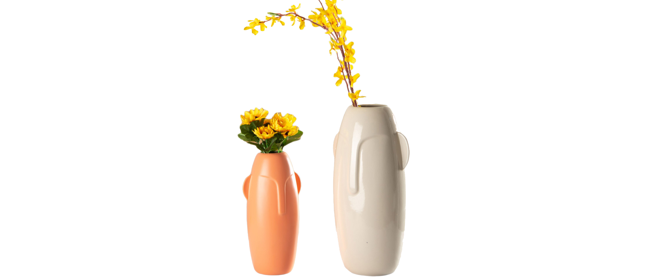 Ceramic vase & decorations